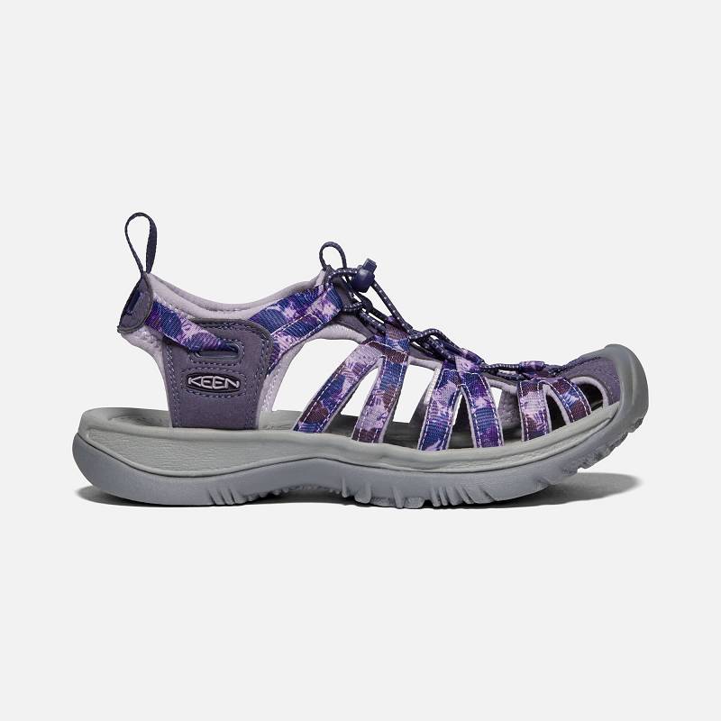 Keen Whisper Trekkingsandalen Damen DE-38910 Purple Tropical - Keen Damenschuhe Lila